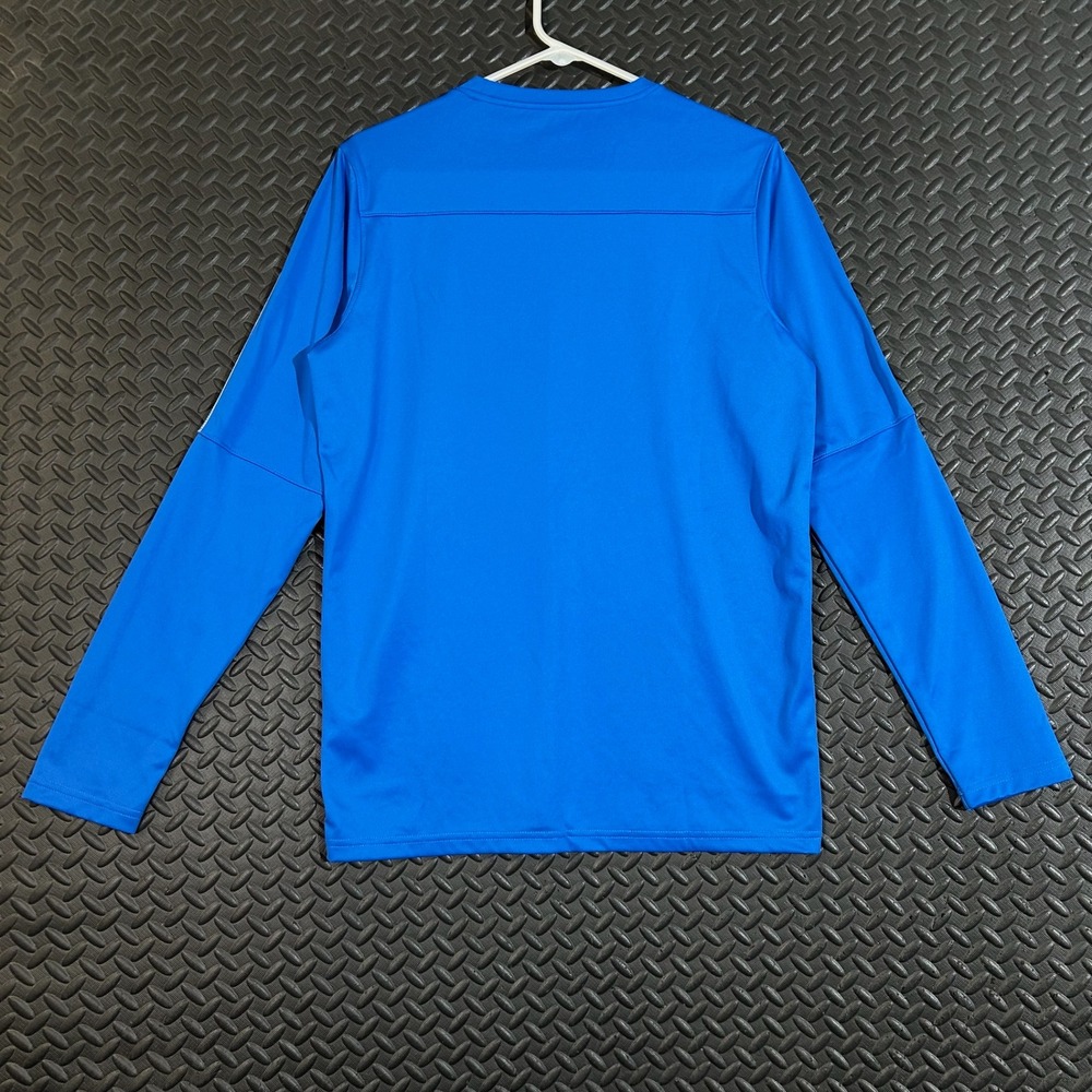 Nike Dri Fit Mens Long Sleeve Crew Neck Athletic Shirt‎ Blue Size Medium - Picture 2 of 8